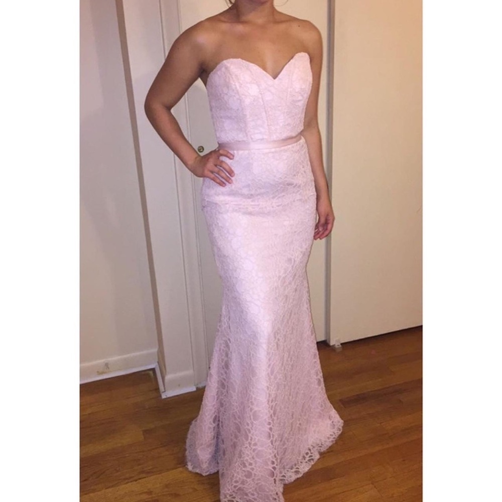 Light Pink Lace Dress